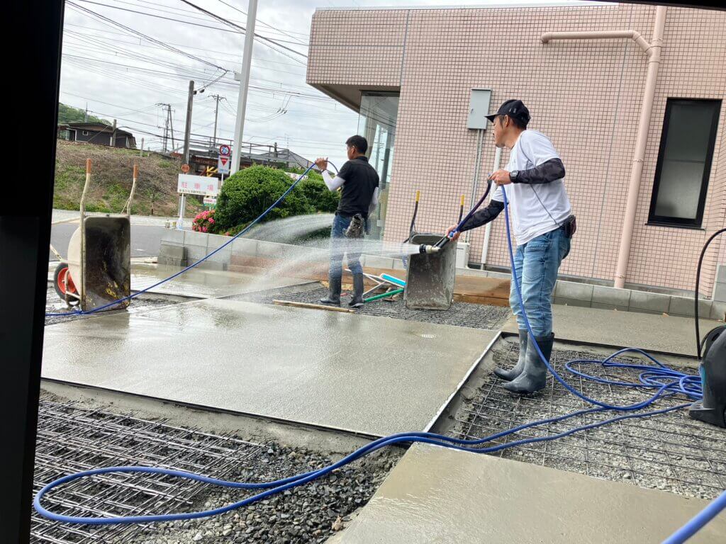 市松模様が描く素敵なエクステリア。